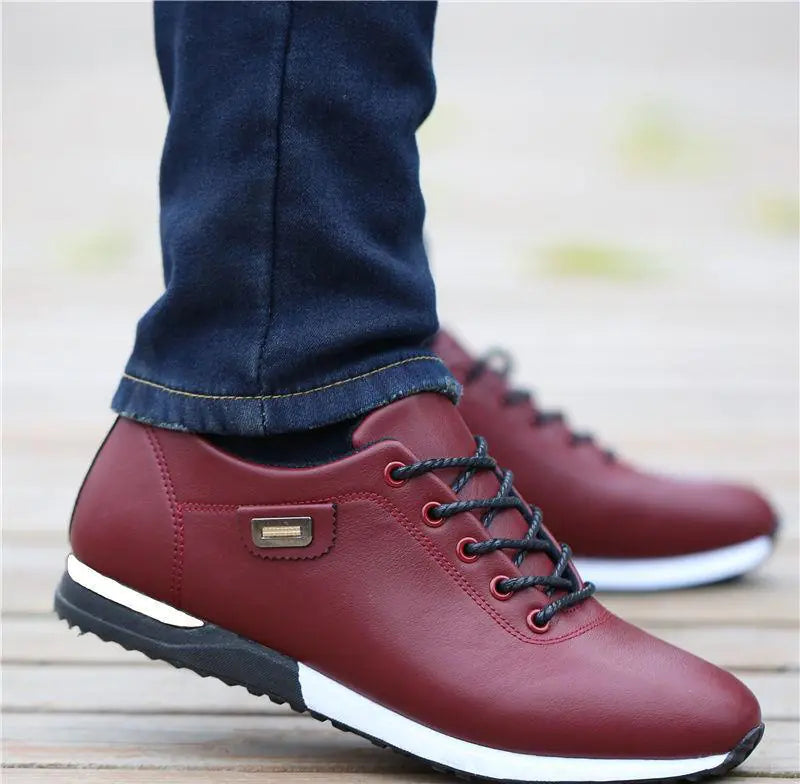 Korean Casual Leather Shoes for Men