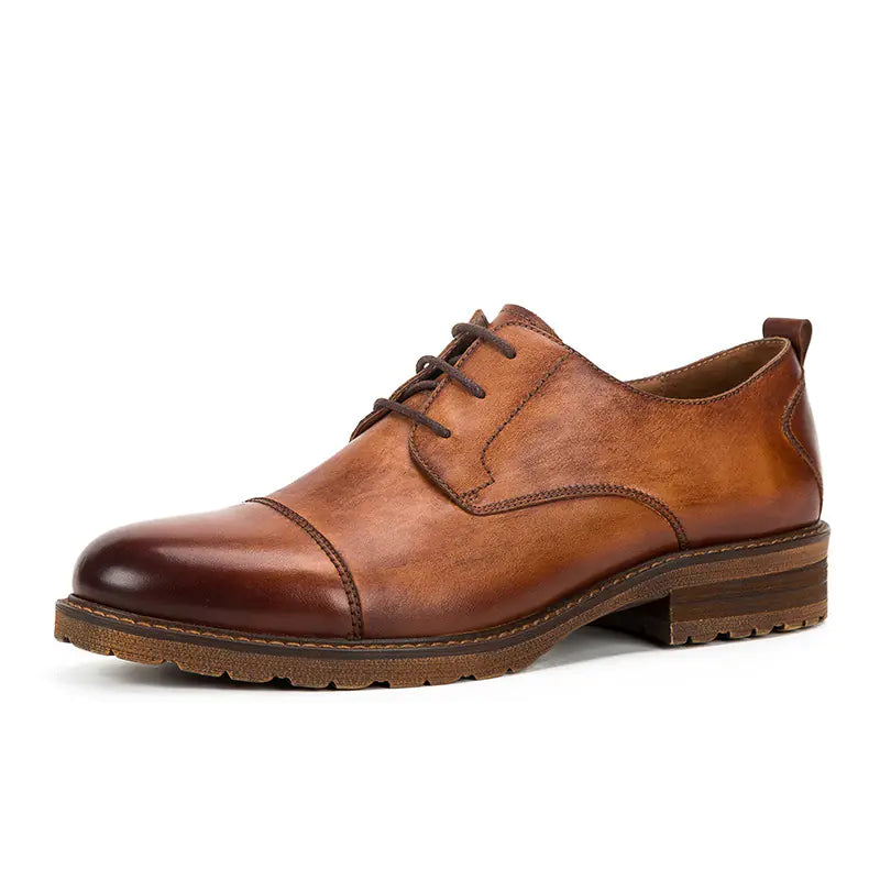 Handmade British Retro Leather Shoes for Men