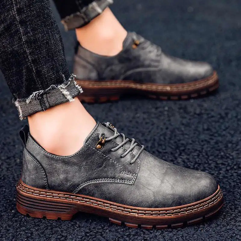 Men's Classic Low-top Big Toe Shoes