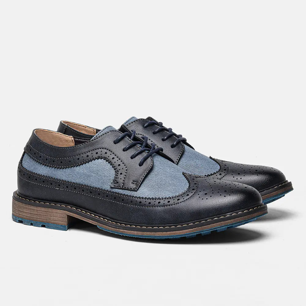 Vintage Brogue Shoes for Men