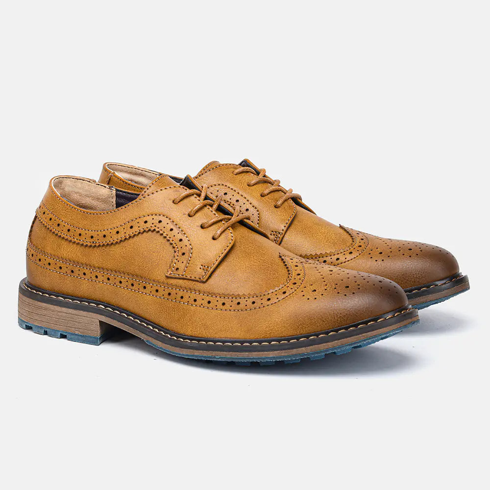 Vintage Brogue Shoes for Men