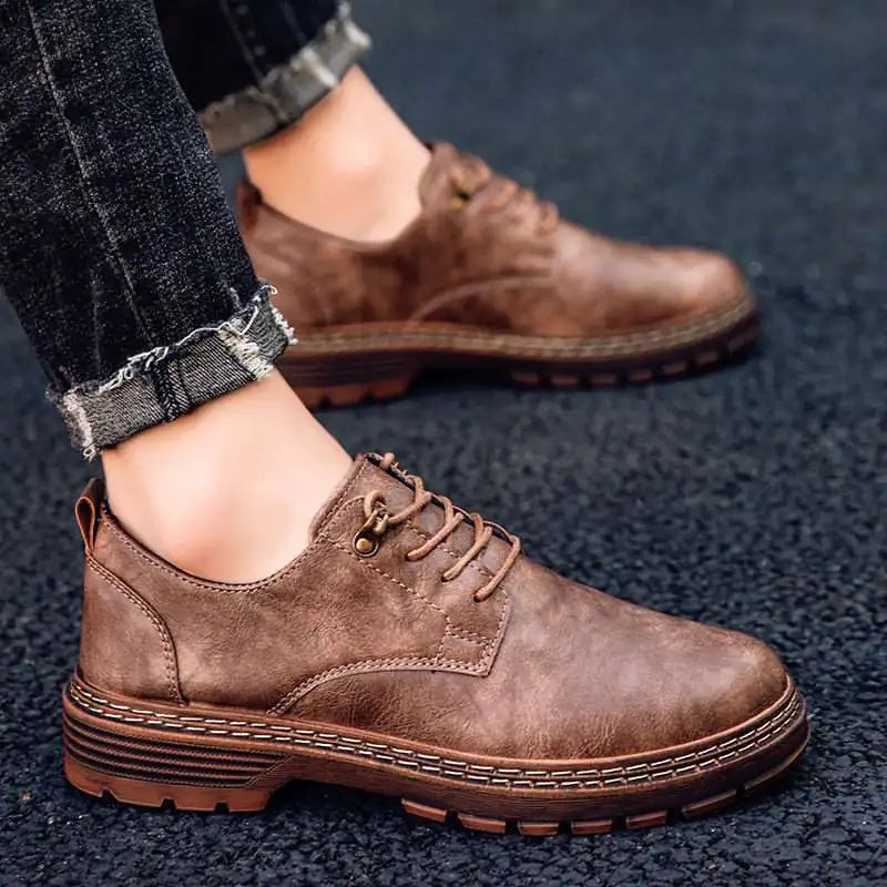 Men's Classic Low-top Big Toe Shoes